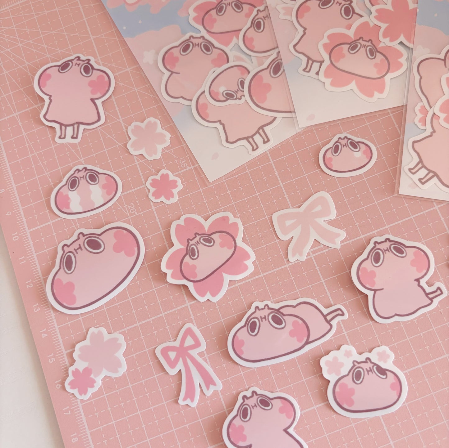 Spring Himboo Flake Sticker Set