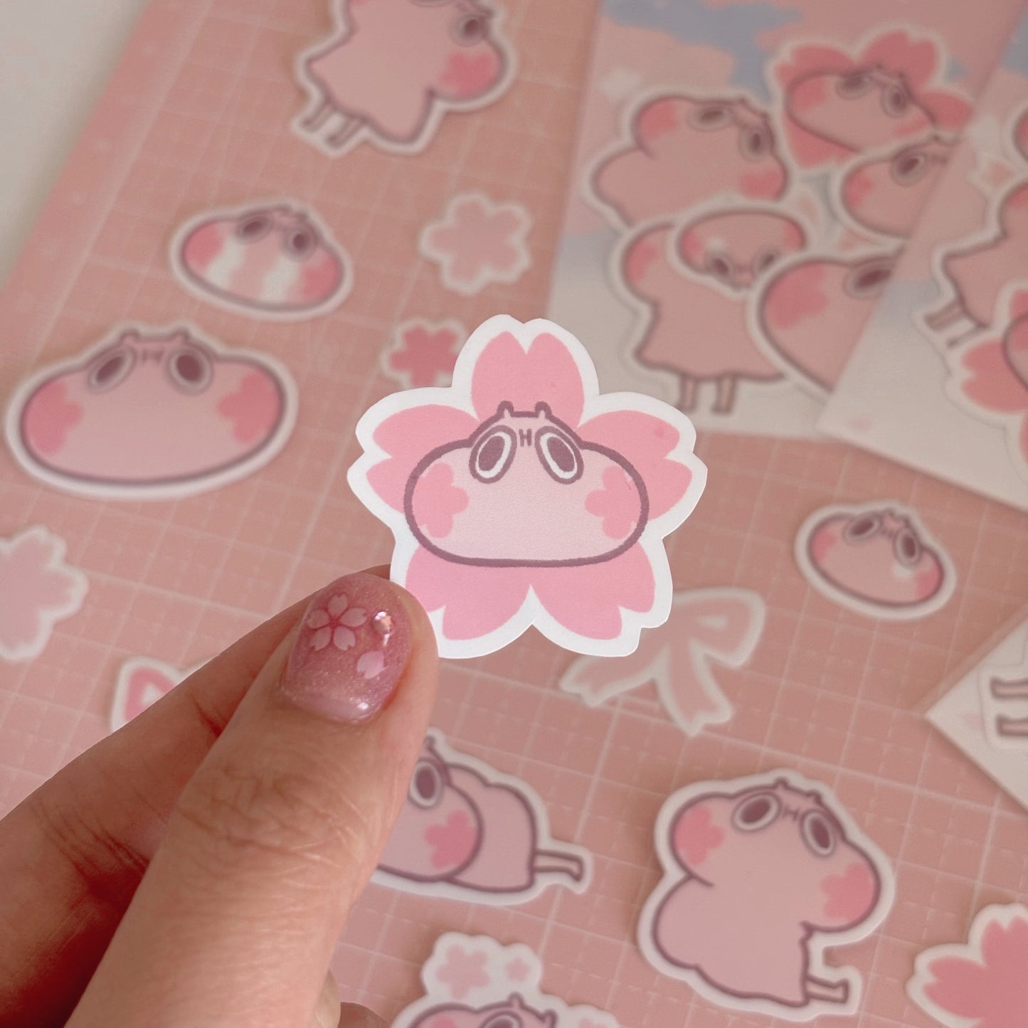 Spring Himboo Flake Sticker Set