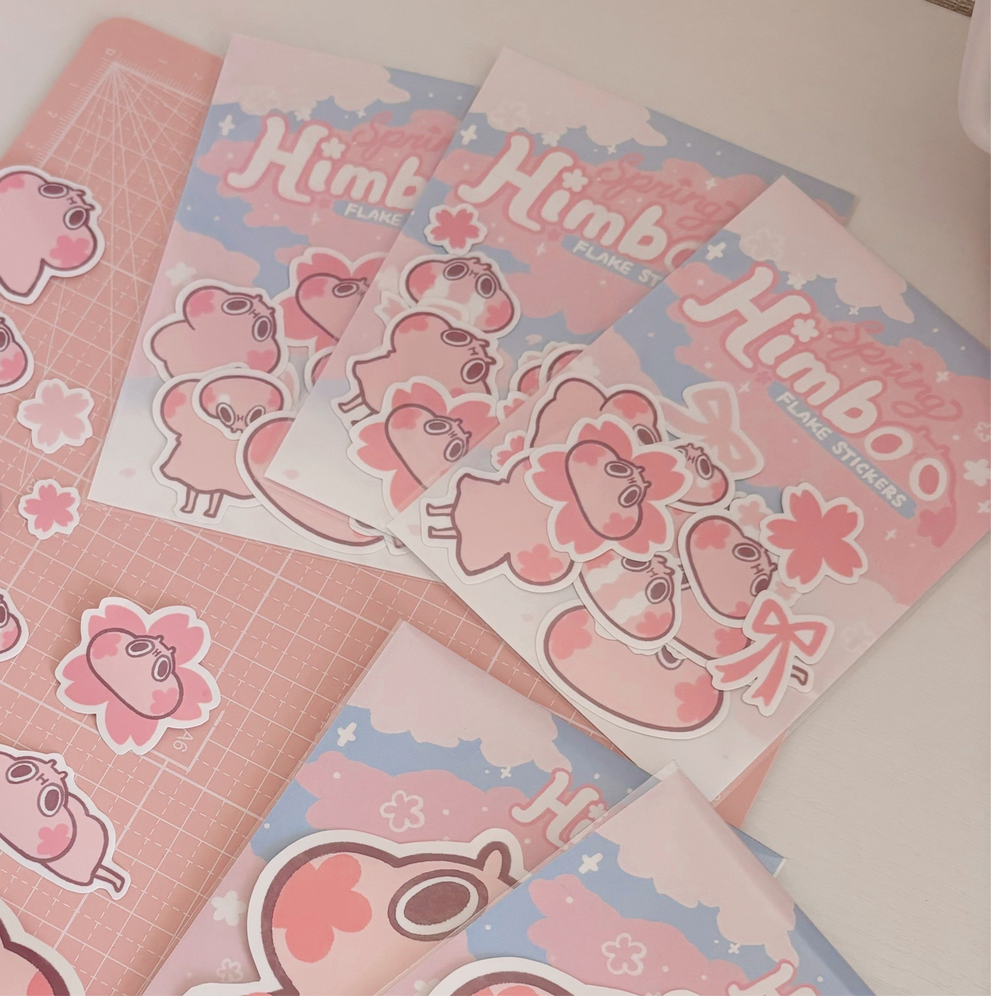Spring Himboo Flake Sticker Set